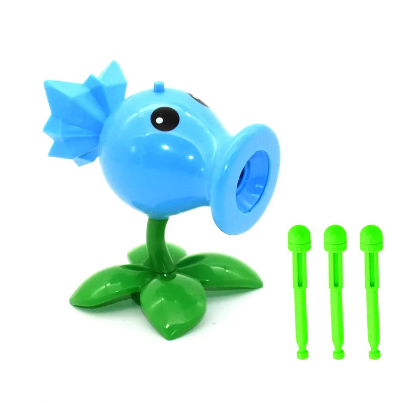 New Plants vs Zombies 2 Pea Snow Fire Shooter Gatling PVC Action Figure - Image 17