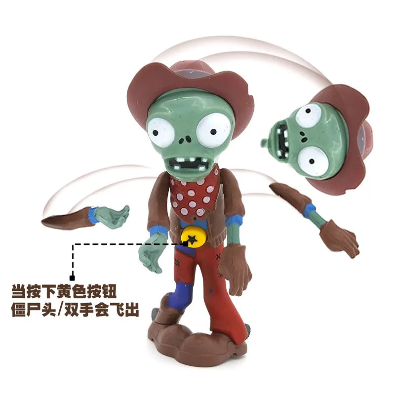 New Plants vs Zombies 2 Pea Snow Fire Shooter Gatling PVC Action Figure - Image 13