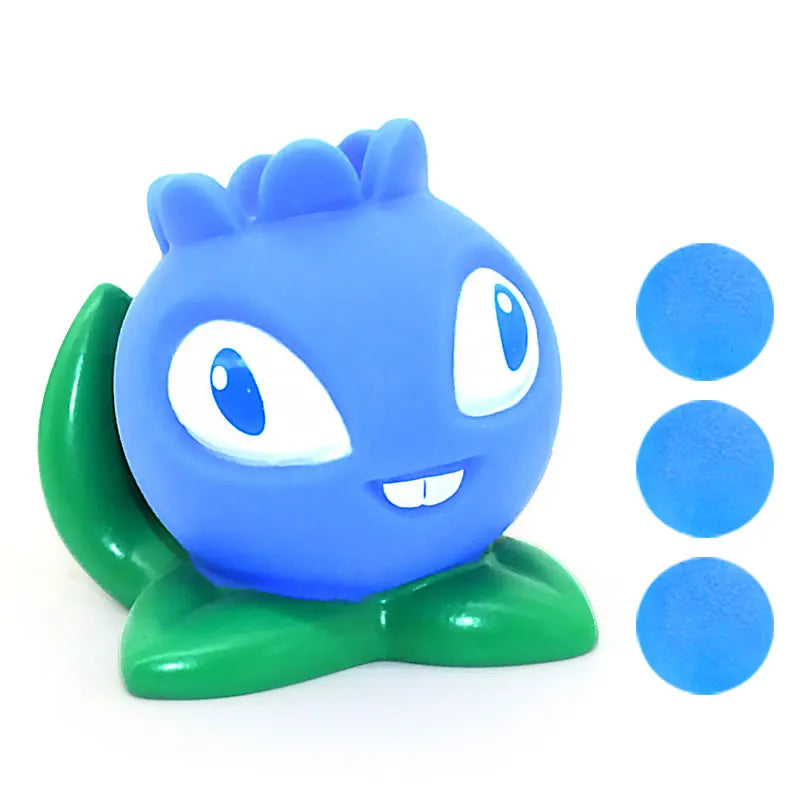 New Plants vs Zombies 2 Pea Snow Fire Shooter Gatling PVC Action Figure - Image 4