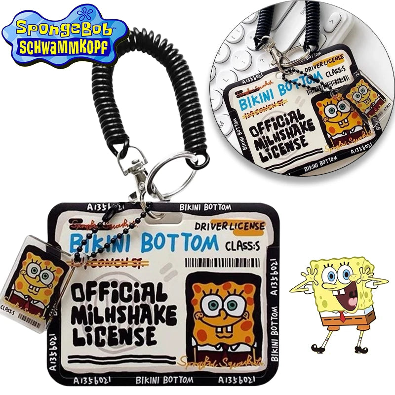 SpongeBob Card Holder Keychain