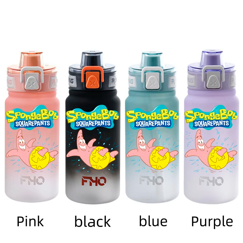 750ml SpongeBob Patrick Star Fitness Sports Water Bottle - Image 12