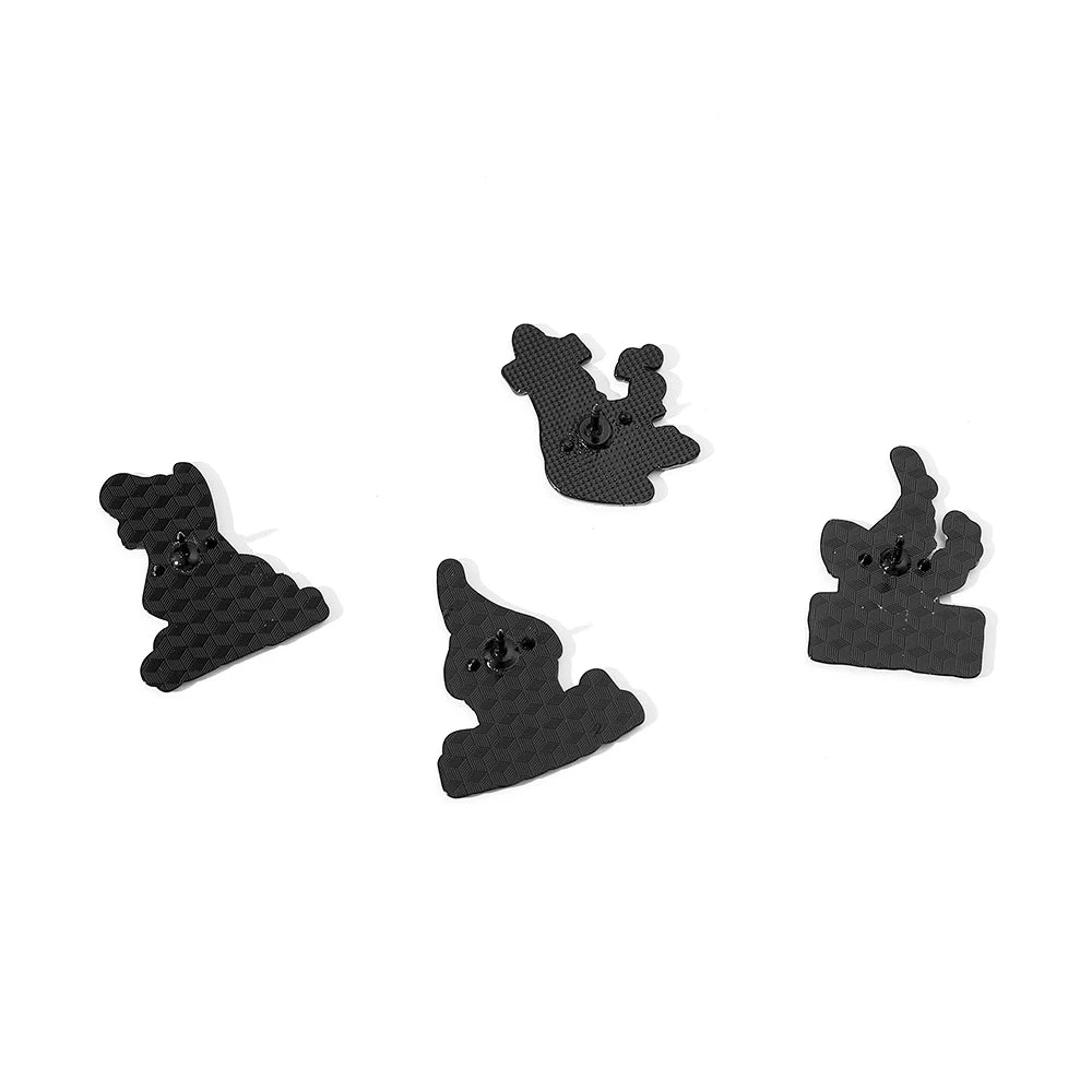 4 Pcs Anime Patrick Star Enamel Brooch Set - Image 2