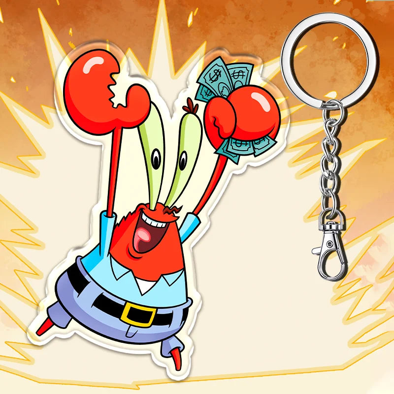 12cm SpongeBob SquarePants Student Backpack Key Pendant - Image 26