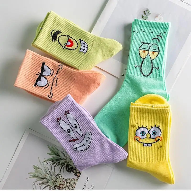 SpongeBob Cartoon Long Tube Socks - Image 4
