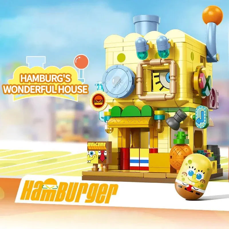 SpongeBob SquarePants Double Layer Street Scene Building Blocks - Image 4