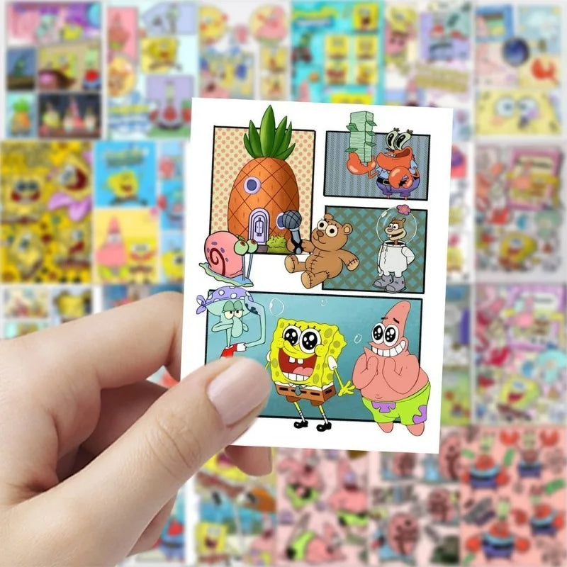 60PCS Anime Cartoon SpongeBob SquarePants - Image 2