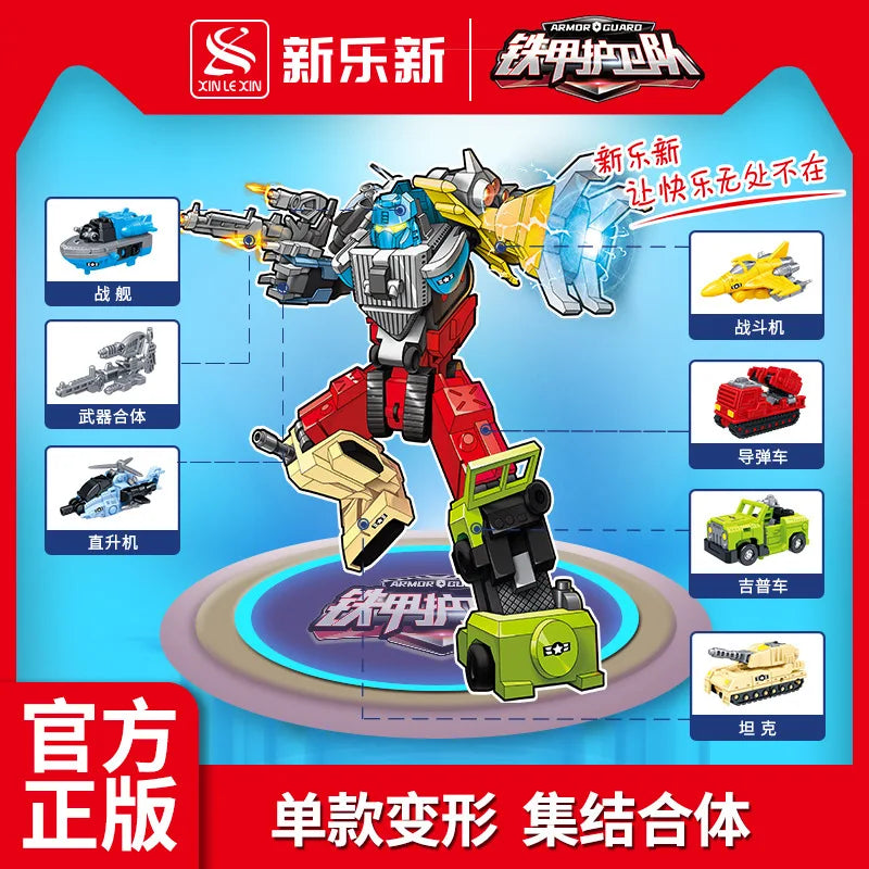 6 IN 1 Car Transformation Combined Robot - Image 4