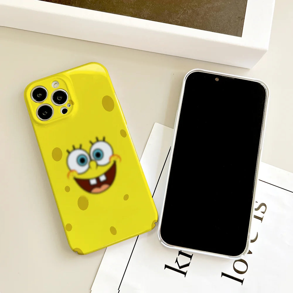 Funny S-SpongeBobs Cartoon Phone Case for iPhone - Image 8