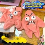 SpongeBob SquarePants Grumpy Patrick Star Decompression Doll