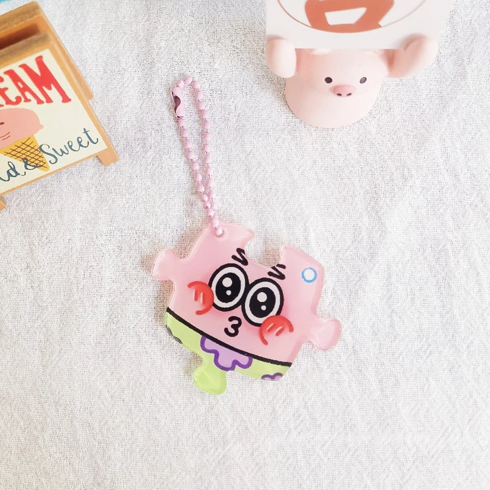 Cartoon SpongeBob Figures Keychain - Image 8