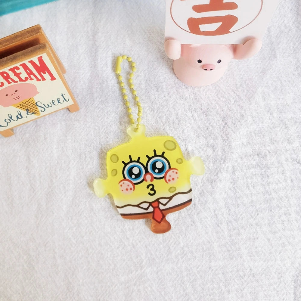 Cartoon SpongeBob Figures Keychain - Image 7