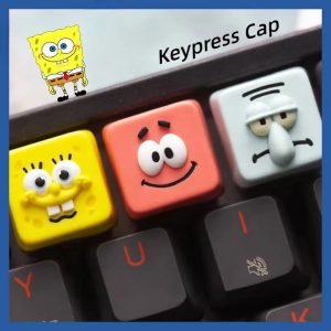 3D SpongeBob & Patrick Squidward Keycaps