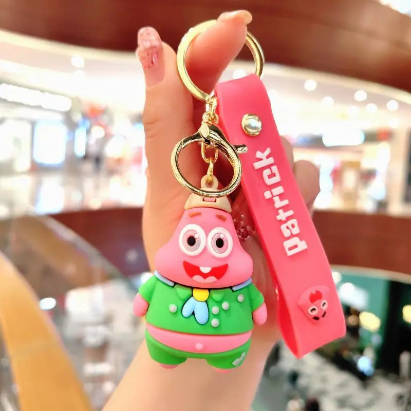 Cute Change of SpongeBob SquarePants Keychain