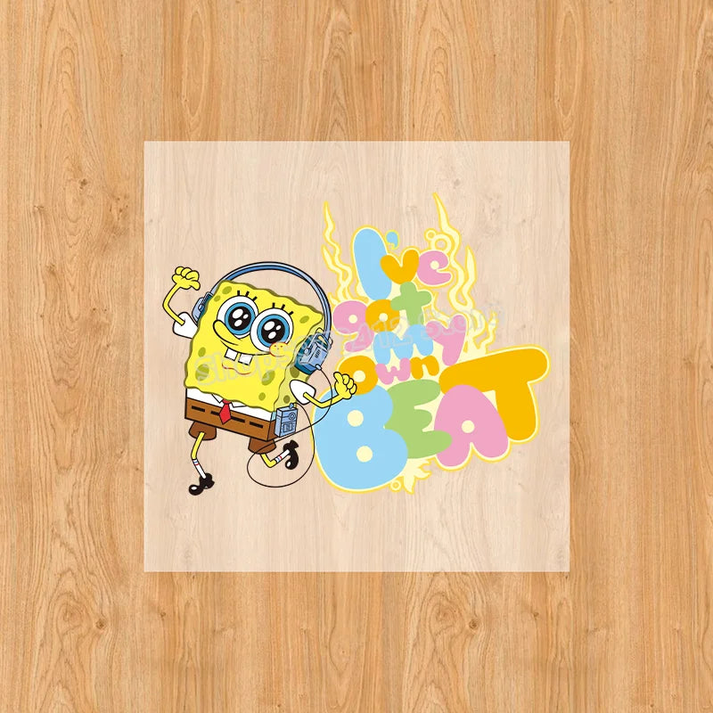 SpongeBob SquarePants Heat Transfer Stickers - Image 18