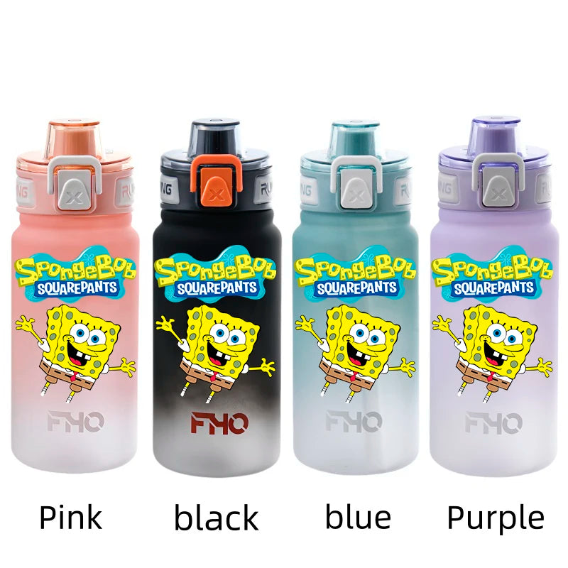 750ml SpongeBob Patrick Star Fitness Sports Water Bottle - Image 9