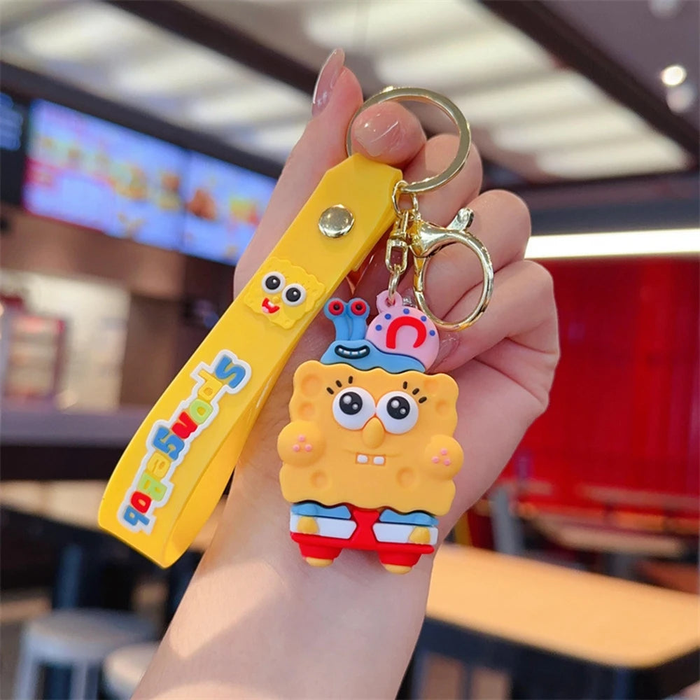 Cartoon SpongeBob Figures Keychain - Image 10