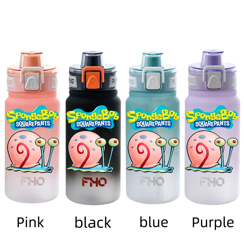 750ml SpongeBob Patrick Star Fitness Sports Water Bottle - Image 11
