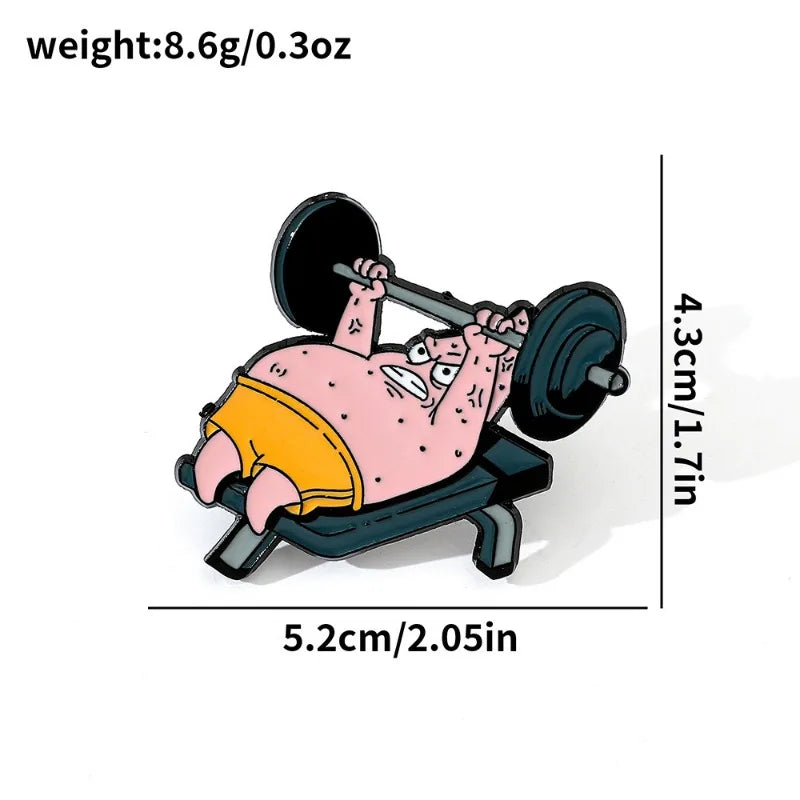 Squidward & Patrick Star Brooches - Image 9