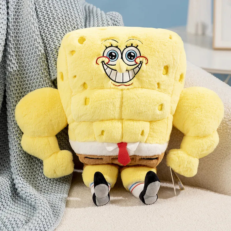 Anime Muscle SpongeBob & Patrick Star Plush Toys - Image 6