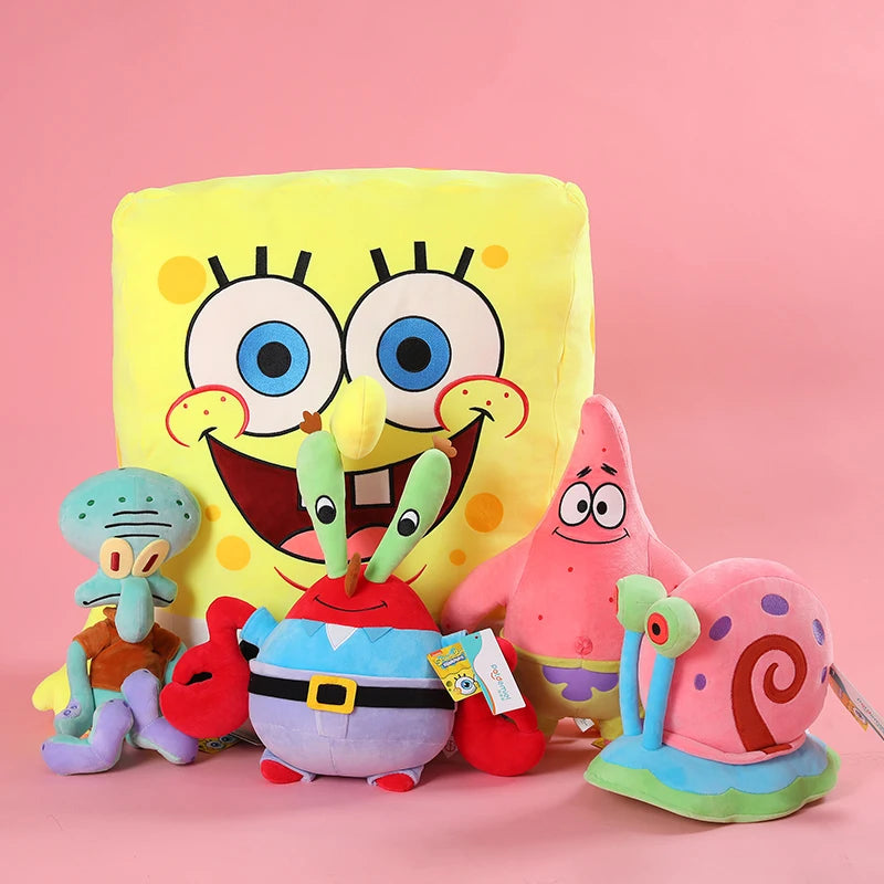 Anime SpongeBob SquarePants Plush Keychains - Image 2