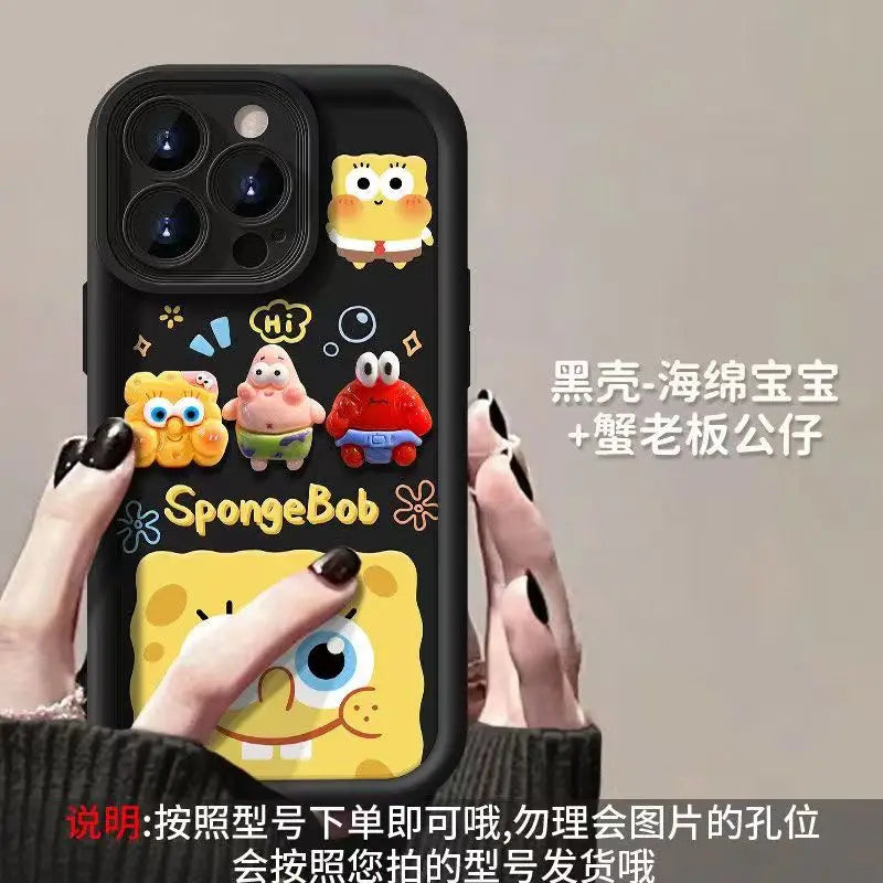 Cute SpongeBob Dolls Phone Case Cover - Image 9