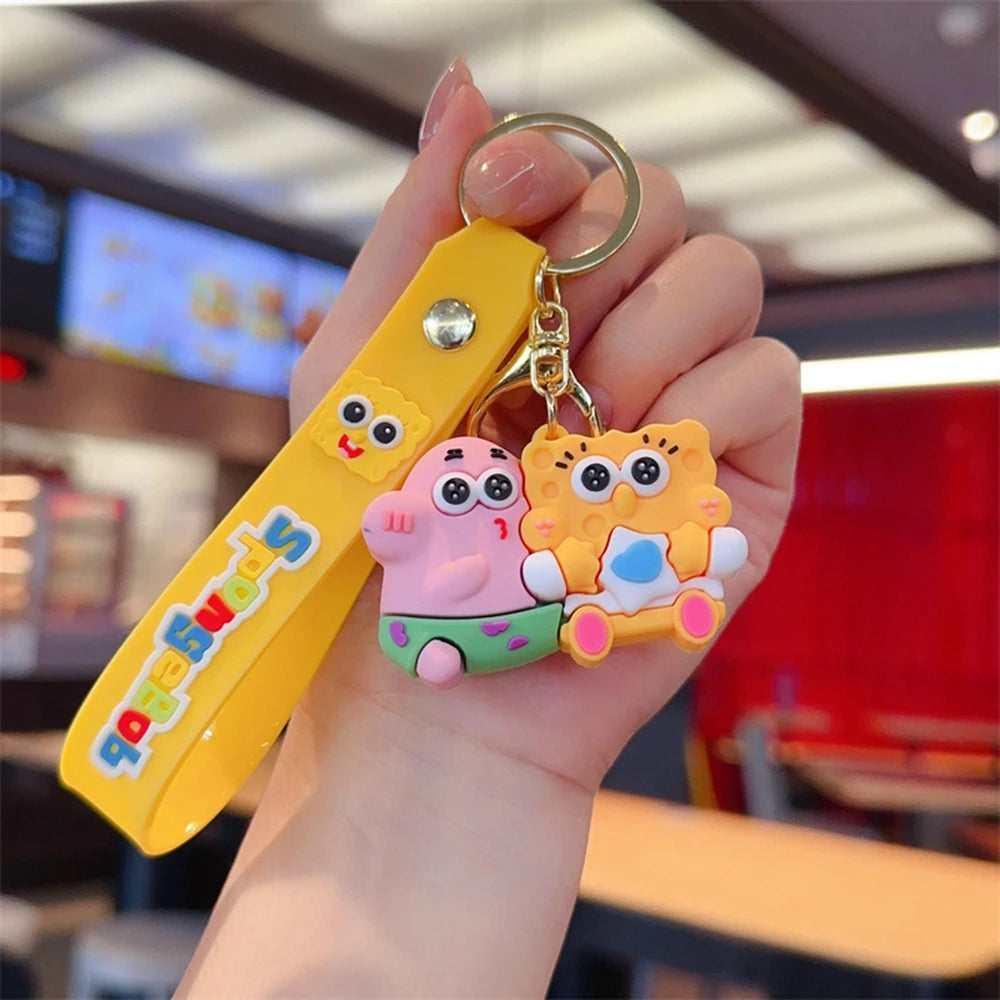 Cartoon SpongeBob Figures Keychain - Image 7